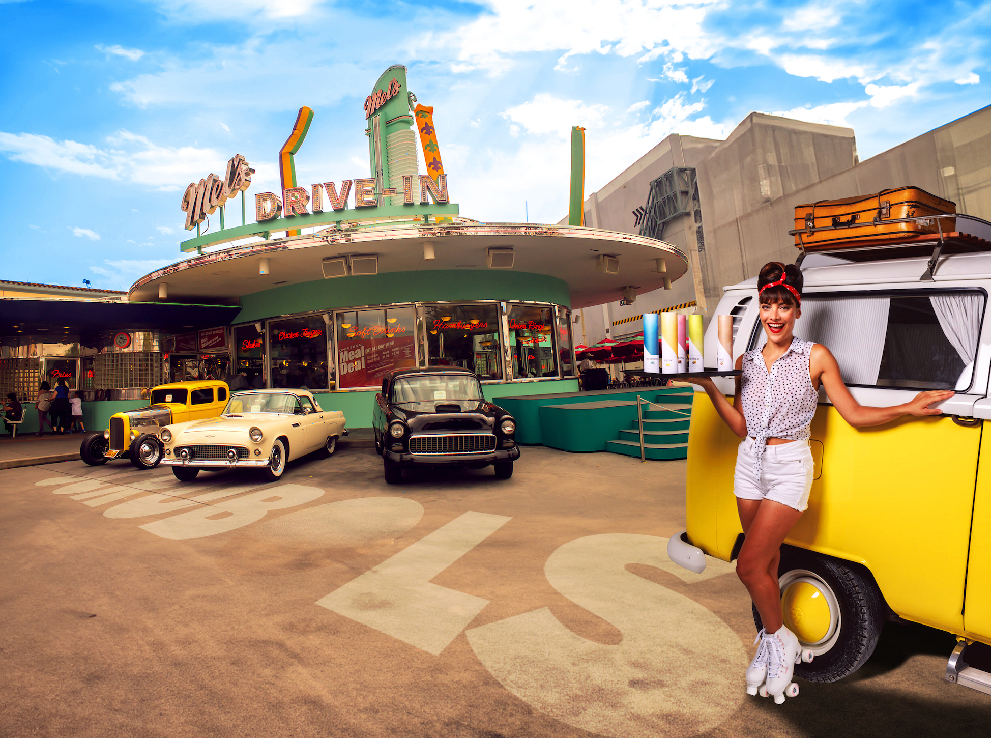 Agustina modella Scrubols Drive In